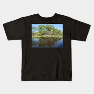 Trees and their reflections Kids T-Shirt